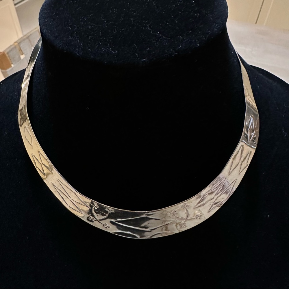 925 solid choker - Picture 2 of 11